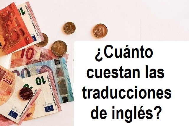 tarifas de traducción de inglés